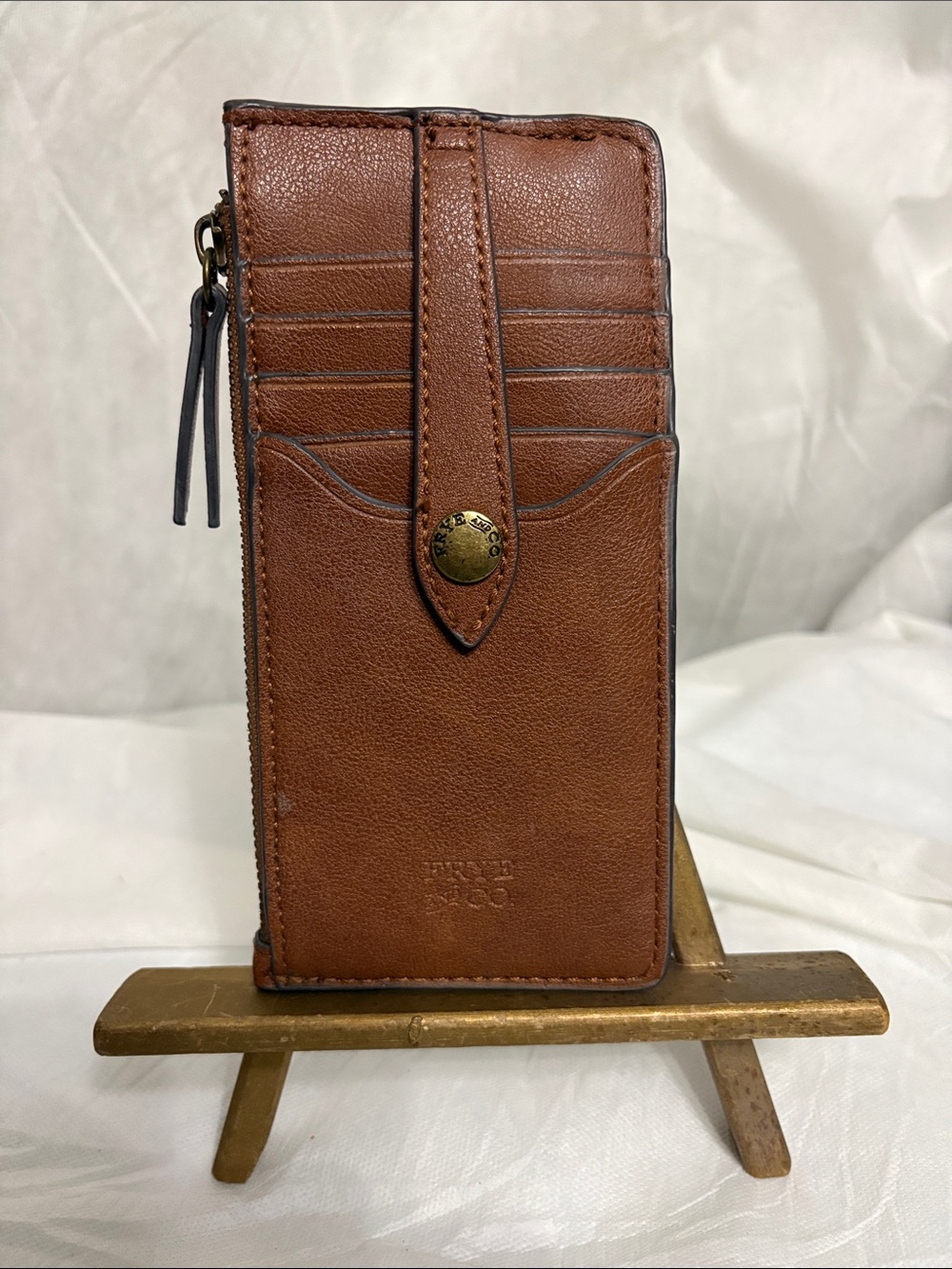 FRYE Leather Card Wallet